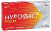 Купить Нурофаст форте 400 мг 20 шт. таблетки, покрытые пленочной оболочкой цена