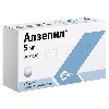 Купить Алзепил 5 мг 28 шт. таблетки, покрытые пленочной оболочкой цена