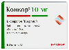 Конкор 10 мг 50 шт. таблетки, покрытые пленочной оболочкой