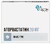 Аторвастатин 20 мг 30 шт. таблетки, покрытые пленочной оболочкой