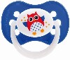 Купить Canpol babies соска-пустышка силиконовая симметричная owl 0-6 голубой цена