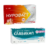 Купить Набор Нурофаст 200 мг 20 шт. для снятия боли и жара + Слабикап таб. 5 мг №50 слабительное средство со скидкой цена