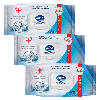 Купить Набор AURA FAMILY влажные салфетки  с антибактериальным эффектом с крышкой 120шт из 3 упаковок со скидкой 30% цена