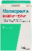 Купить Нолипрел а 0,625 мг + 2,5 мг 30 шт. таблетки, покрытые пленочной оболочкой цена