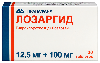 Лозаргид 12,5 мг+100 мг 30 шт. таблетки, покрытые пленочной оболочкой