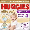 Купить Huggies Elite Soft подгузники трусики 9-14 кг 4 размер 21 шт. цена