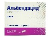 Альбендацид 400 мг 1 шт. таблетки, покрытые пленочной оболочкой