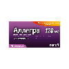 Купить Аллегра 120 мг 10 шт. таблетки, покрытые пленочной оболочкой цена