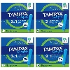 Купить Набор из 4х уп Tampax тампоны compak super с аппликатором 16 со скидкой цена