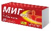 Купить Миг 400 400 мг 20 шт. таблетки, покрытые пленочной оболочкой цена