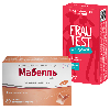 Купить Набор: Тест для определения менопаузы FRAUTEST 2 шт.+ Мабелль N60 табл п/о по 875 мг  цена