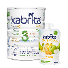 Купить Набор KABRITA 3 GOLD НАПИТОК СУХ МОЛОЧНЫЙ + KABRITA пюре фруктовое с козьими сливками/Банан с печеньем с яблочным пюре цена