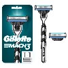 Gillette mach3 бритва безопасная со сменной кассетой 2 шт.