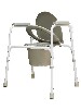 Купить Кресло-туалет стальное со спинкой регулируемое по высоте amcb6803 цена