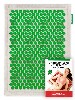 Купить Аппликатор массажер медицинский тибетский на мягкой подложке 41х60 см/зеленый цена