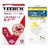 Купить Набор для женщин 50+ Кальций Д3 Никомед Форте №120 лимон и Витрум Виталити 50 + №30 по специальной цене цена