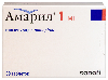 Амарил 1 мг 30 шт. таблетки