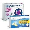 Купить Набор при гриппе и ОРВИ со скидкой: НОБАЗИТ ФОРТЕ 500МГ №20 ТАБЛ + ФУРАЦИЛИН АВЕКСИМА 0,02 N10 ТАБЛ ШИП цена