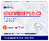 Клопидогрел-сз 75 мг 60 шт. таблетки, покрытые пленочной оболочкой