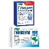 Купить Набор ГЛИЦИН ФОРТЕ ЭВАЛАР таблетки для рассасывания 80шт. + ГИНКОУМ 80мг капсулы 60шт. цена