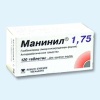 Купить Манинил 1,75 120 шт. таблетки цена