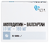 Купить Амлодипин+валсартан 10 мг+160 мг 90 шт. блистер таблетки, покрытые пленочной оболочкой цена