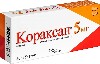Купить Кораксан 5 мг 56 шт. таблетки, покрытые пленочной оболочкой цена