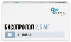 Купить Бисопролол 2,5 мг 90 шт. таблетки, покрытые пленочной оболочкой цена