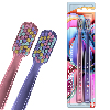Купить Curaprox Зубная щетка для взрослых Ultrasoft Colorful Curls ультра мягкая / Набор зубных щеток 2 шт цена
