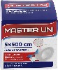 Купить Лейкопластырь master uni медицинский фиксирующий на тканевой основе 5x500 см цена