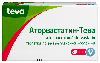 Аторвастатин-тева 40 мг 30 шт. таблетки, покрытые пленочной оболочкой