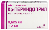 Ко-периндоприл 0,625 мг + 2 мг 30 шт. таблетки, покрытые пленочной оболочкой