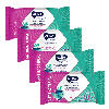 Купить Набор AURA TROPIC COCKTAIL влажные салфетки c антибактериальным эффектом 15шт из 4 упаковок со скидкой 25% цена