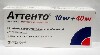 Купить Аттенто 10 мг + 40 мг 28 шт. таблетки, покрытые пленочной оболочкой цена