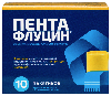 Купить Пентафлуцин 20 мг +200 мг + 500 мг +20 мг + 200 мг 10 шт. пакет гранулы для приготовления раствора для приема внутрь 5 гр цена
