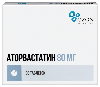 Аторвастатин 80 мг 30 шт. таблетки, покрытые пленочной оболочкой