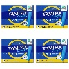 Купить Набор из 4х уп Tampax тампоны compak regular с аппликатором N16 со скидкой цена