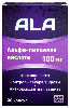 Купить Альфа-липоевая кислота (ala) 100 мг 30 шт. капсулы массой 1500 мг цена