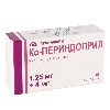 Купить Ко-периндоприл 1,25 мг + 4 мг 30 шт. таблетки, покрытые пленочной оболочкой цена