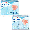 Купить Набор Отривин бэби: аспиратор назальный с 3 сменными насадками + насадки сменные д/аспиратора назального №10 со скидкой цена