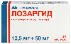 Лозаргид 12,5 мг+50 мг 30 шт. таблетки, покрытые пленочной оболочкой