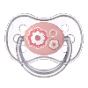 Купить Canpol babies соска-пустышка силиконовая круглая 6-18 newborn baby розовая цена