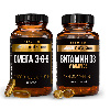 Купить Набор Atech nutrition premium омега 3-6-9 №60 капс + Atech nutrition витамин д 3 холекальциферол №60 капс со скидкой 20% цена