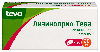 Лизиноприл-тева 20 мг 30 шт. таблетки