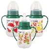 Купить Курносики бутылочка полипропиленовая приталенная с ручками с 2-мя силиконовыми сосками 6+ 125 мл/11020 цена