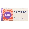 Купить Моксонидин 0,4 мг 30 шт. таблетки, покрытые пленочной оболочкой цена
