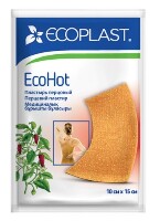 Ecoplast пластырь перцовый ecohot 10х15 см