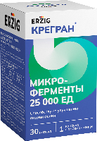Erzig крегран микроферменты 25000 ЕД 30 шт. капсулы массой 480 мг