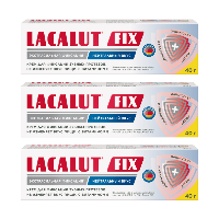 Изображение товара Набор LACALUT FIX КРЕМ ДЛЯ ФИКСАЦИИ ЗУБНЫХ ПРОТЕЗОВ НЕЙТРАЛЬНЫЙ ВКУС 40,0 из 3-х уп со скидкой