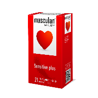 Изображение товара Презервативы masculan sensitive plus 21 шт.